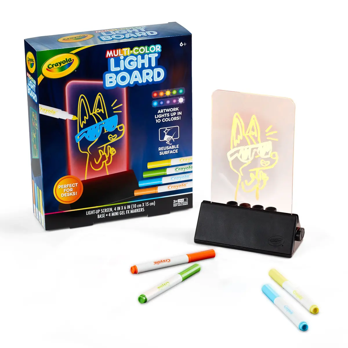 Crayola Multi-Color Light Board Drawing Tablet - Vibrant Colors 1