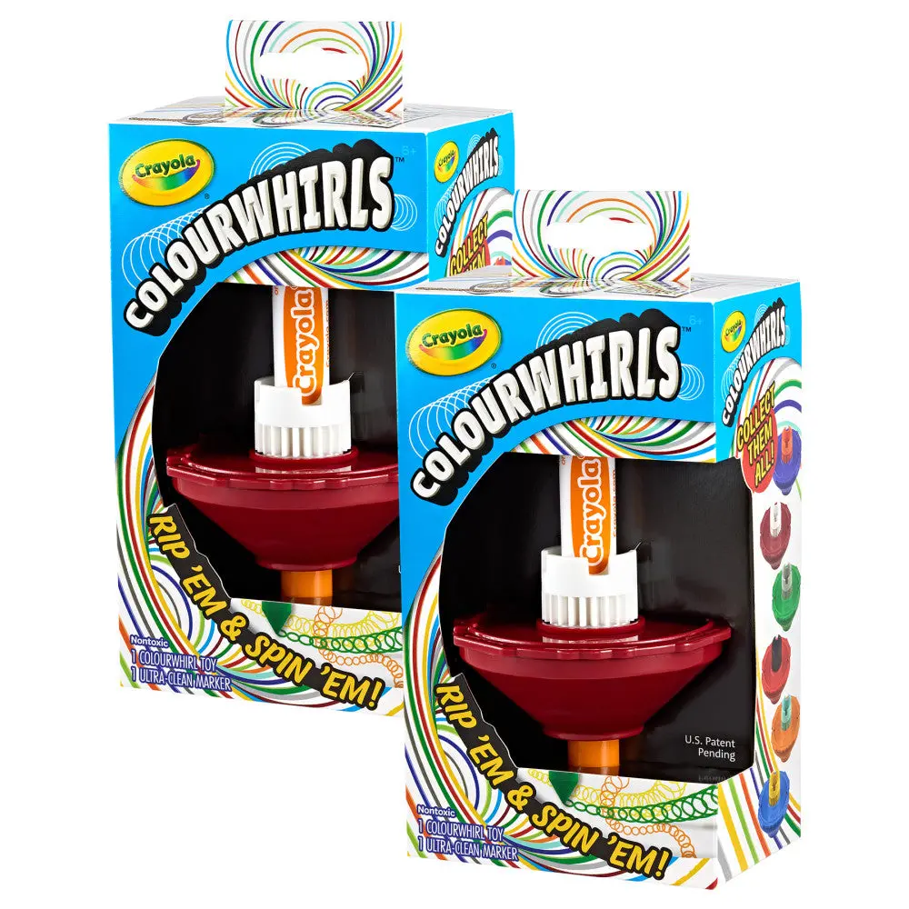 Crayola Colourwhirls Original Creative Spin Art Kit - Pack Of 2 1