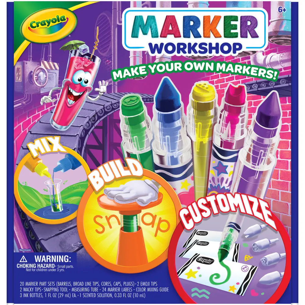 Crayola Color Craze Marker Creation Kit - Inclusive Scented Ink 1