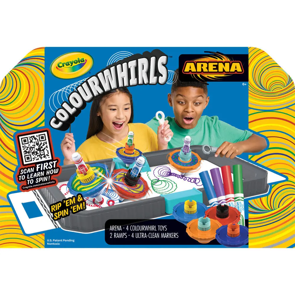 Crayola Colourwhirls Arena Washable Marker Art Playset 1