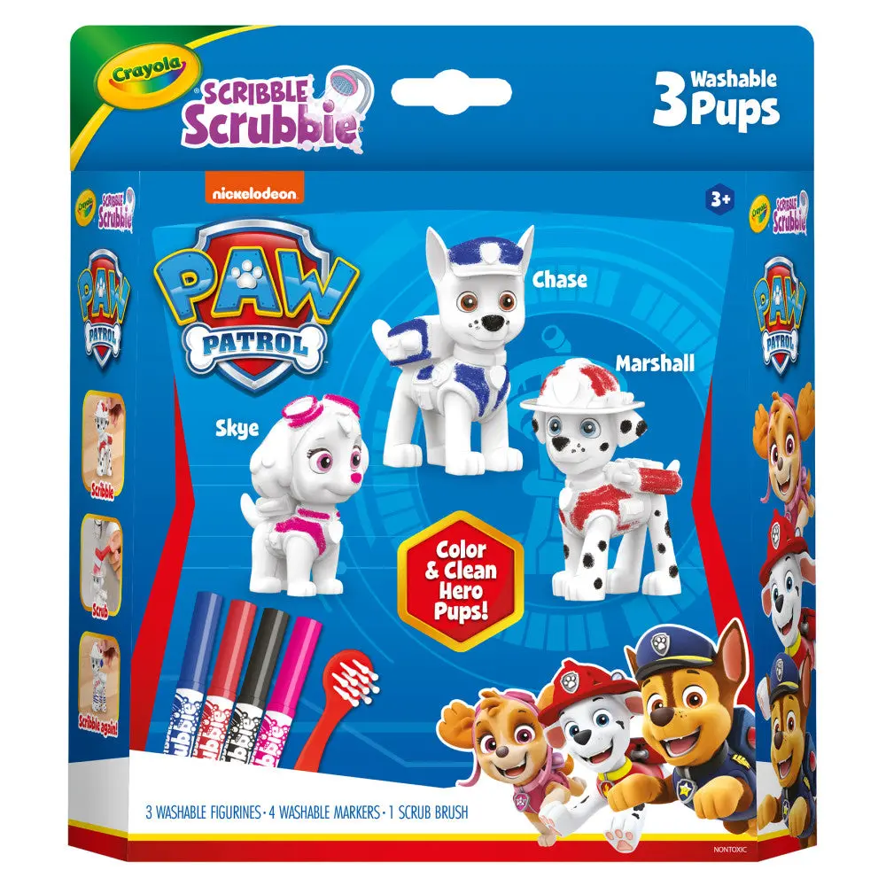 Crayola Scribble Scrubbie Paw Patrol Toy Set - 3 Count 1