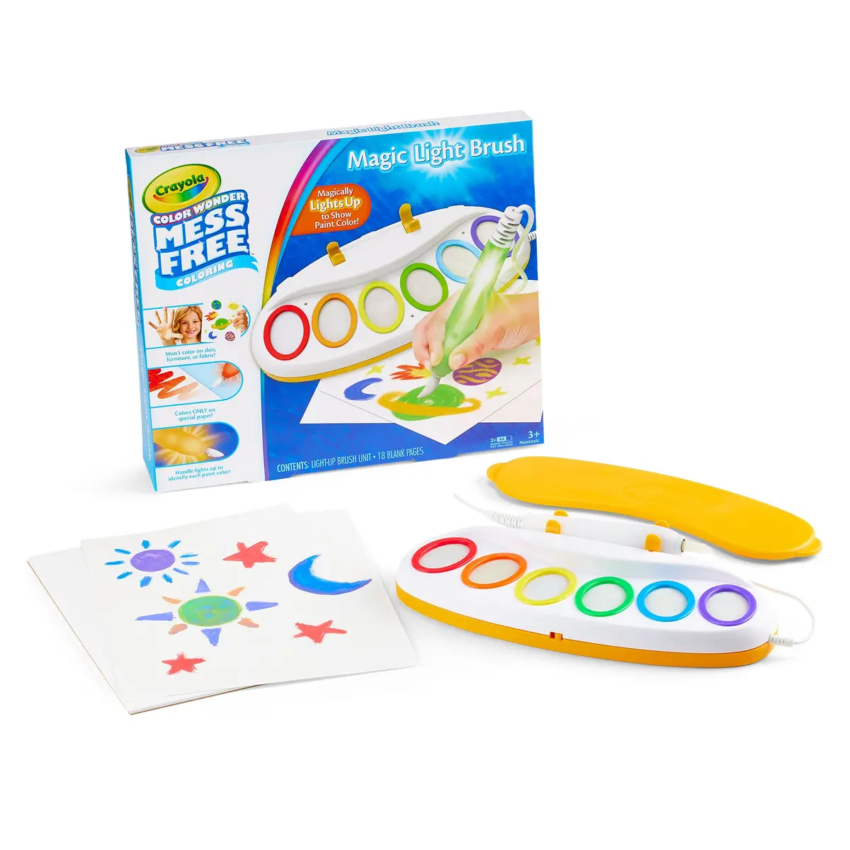 Crayola Color Wonder Magic Light Brush Painting Set 1