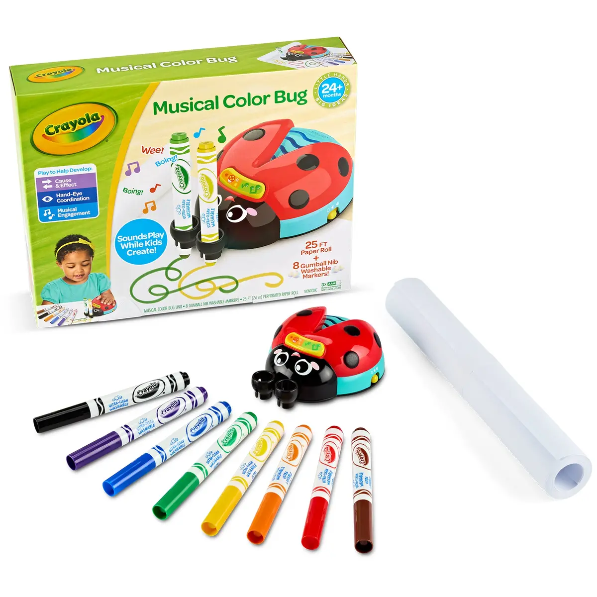 Crayola Musical Doodle Bug Interactive Coloring Toy 1