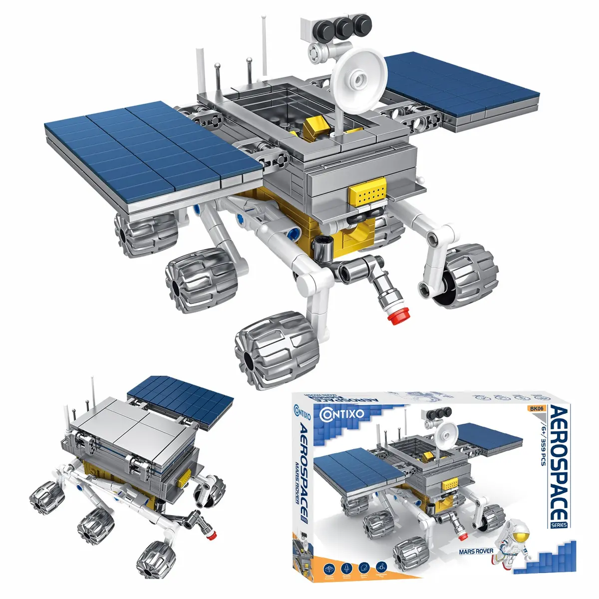 Contixo Bk06 Aerospace Mars Rover Building Block Set - 359 Pieces 1