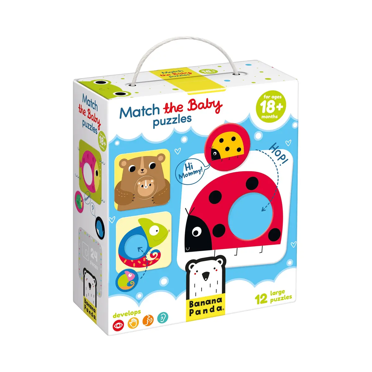 Banana Panda Match The Baby Puzzle Set – Learning Experience 1