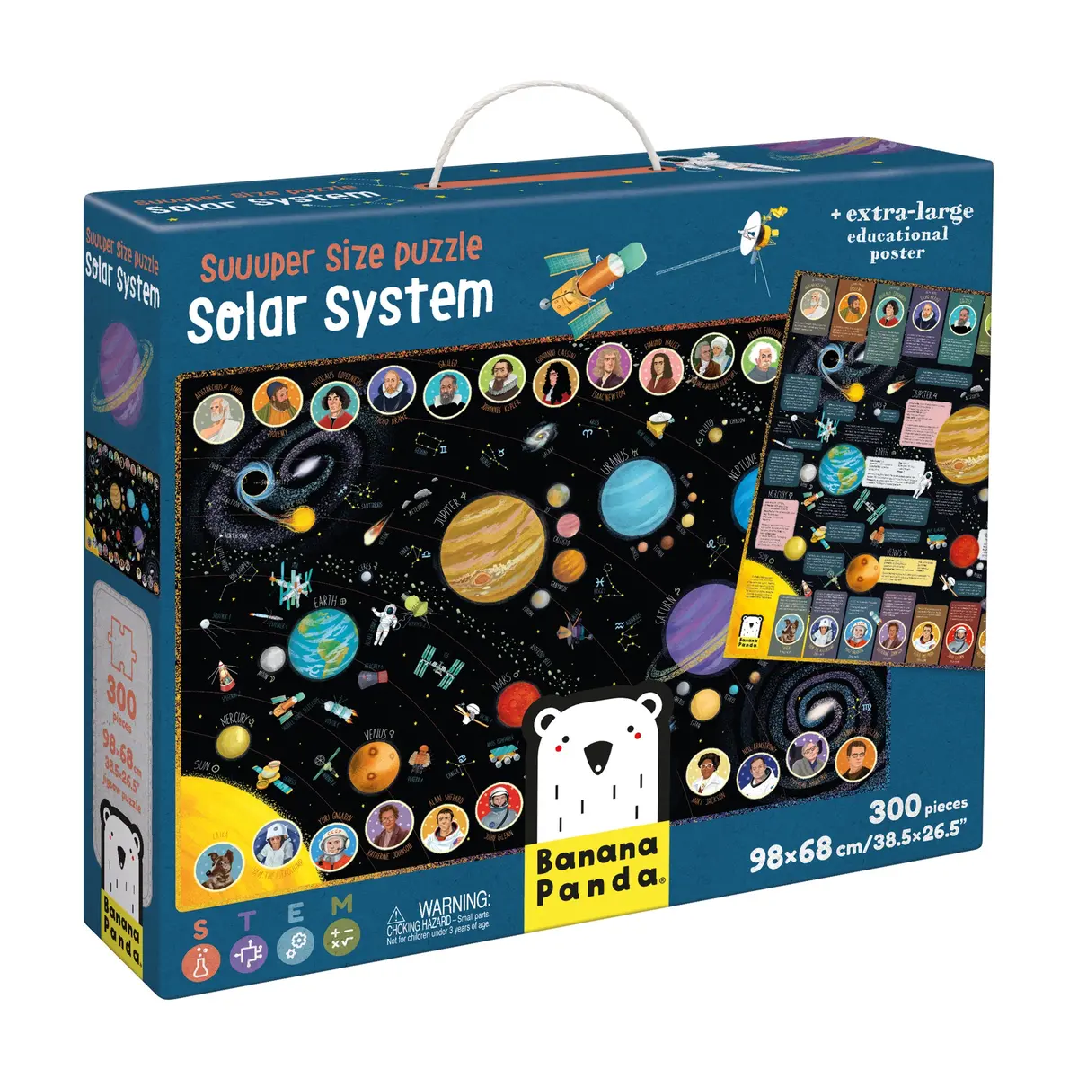 Banana Panda Suuuper Size Solar System Floor Puzzle - 300 Pc 1