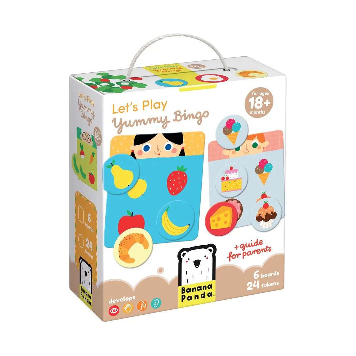 Banau001ana Panda Yummy Bingo Toddler Interactive Game, Age 2+ 1
