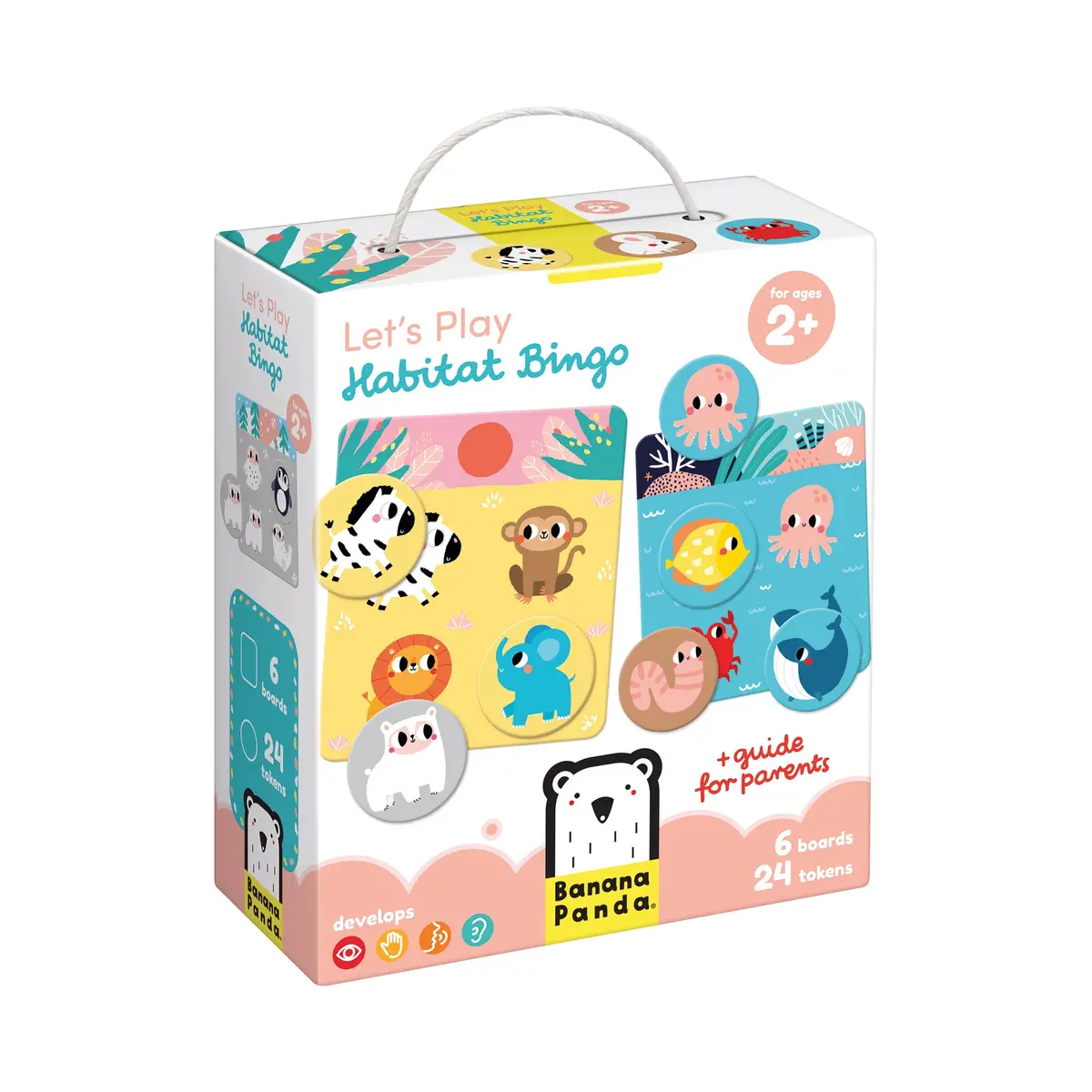 Banana Panda Let's Play Habitat Bingo - Animal Homes And Memory Skills 1