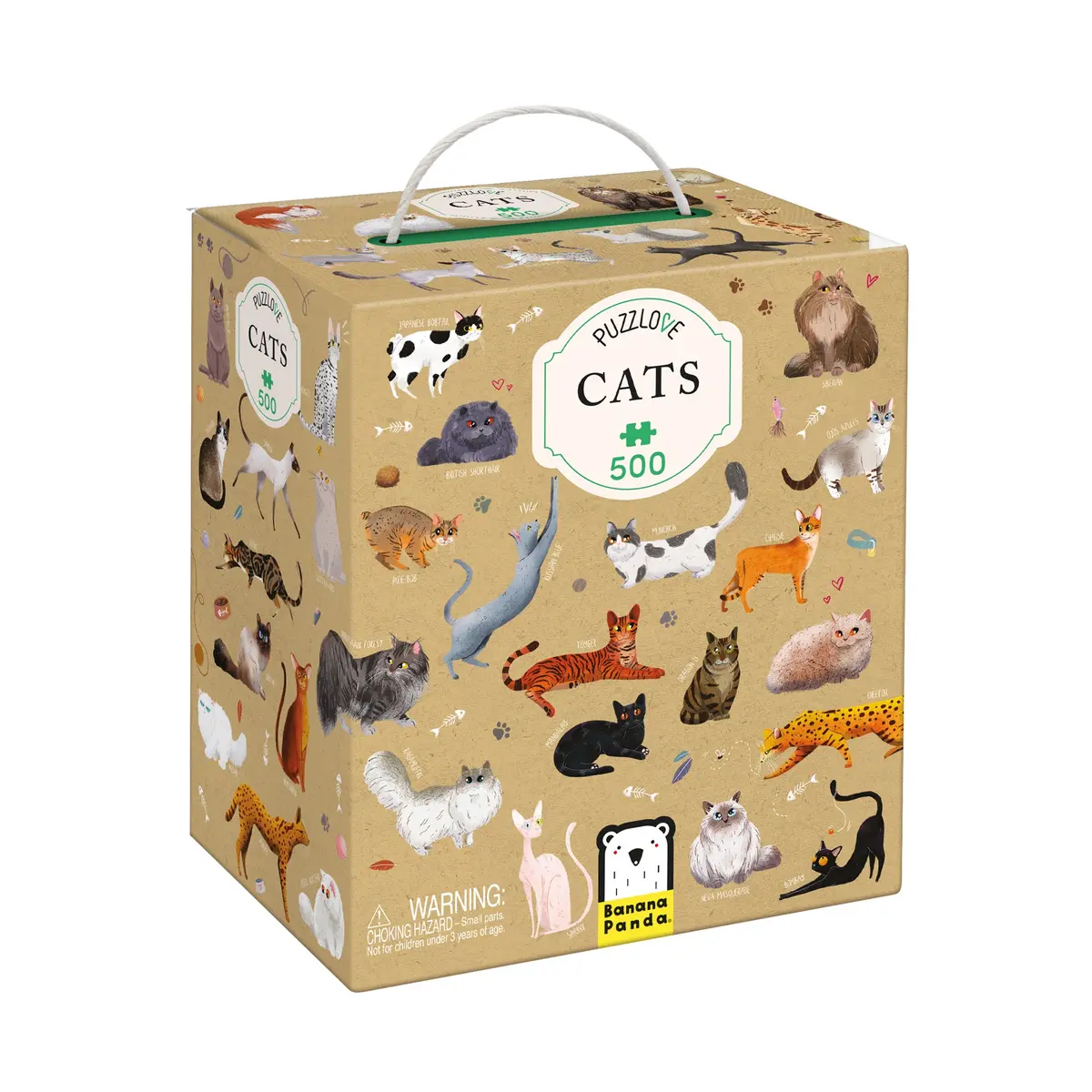 Banana Panda Puzzlove Cats Jigsaw Puzzle - 500 Pc 1