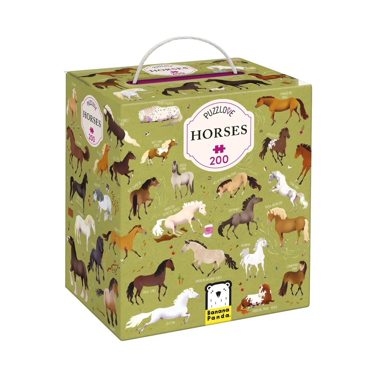 Banana Panda Puzzlove Horses Jigsaw Puzzle - 200 Pc 1