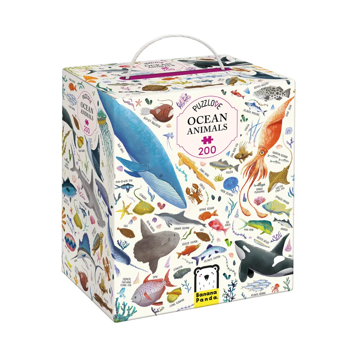 Banana Panda Puzzlove Ocean Animals Jigsaw Puzzle - 200 Pc 1
