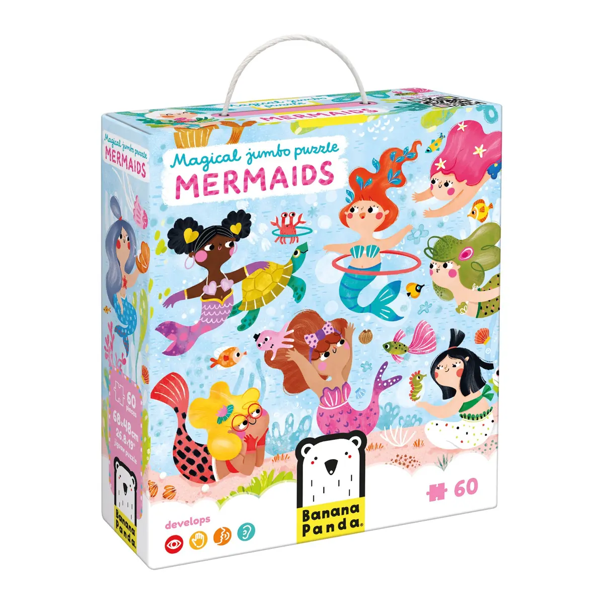 Banana Panda Magical Jumbo Puzzle Mermaids - 60 Pc 1