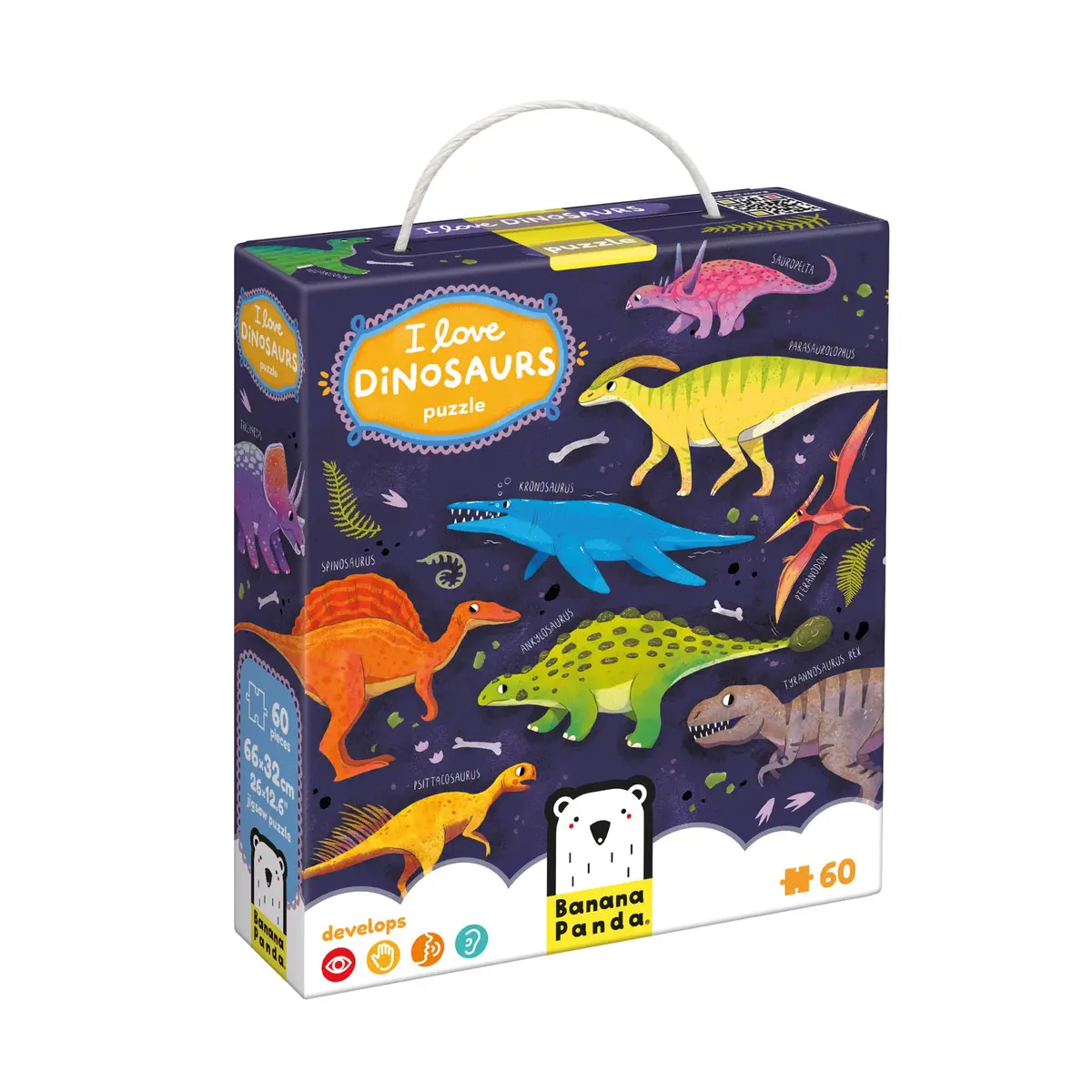 Banana Panda I Love Dinosaurs Puzzle - 60 Pc 1