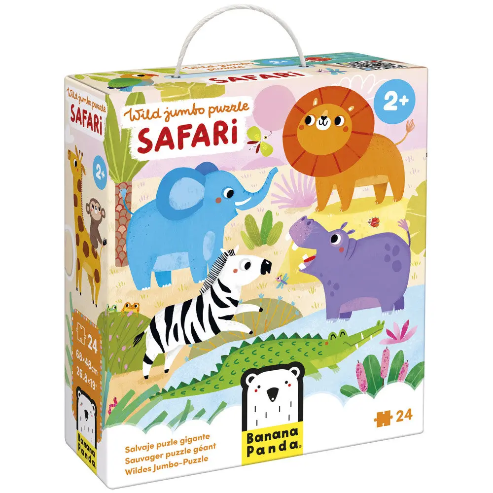 Banana Panda Wild Jumbo Floor Puzzle - 24 Pc 1