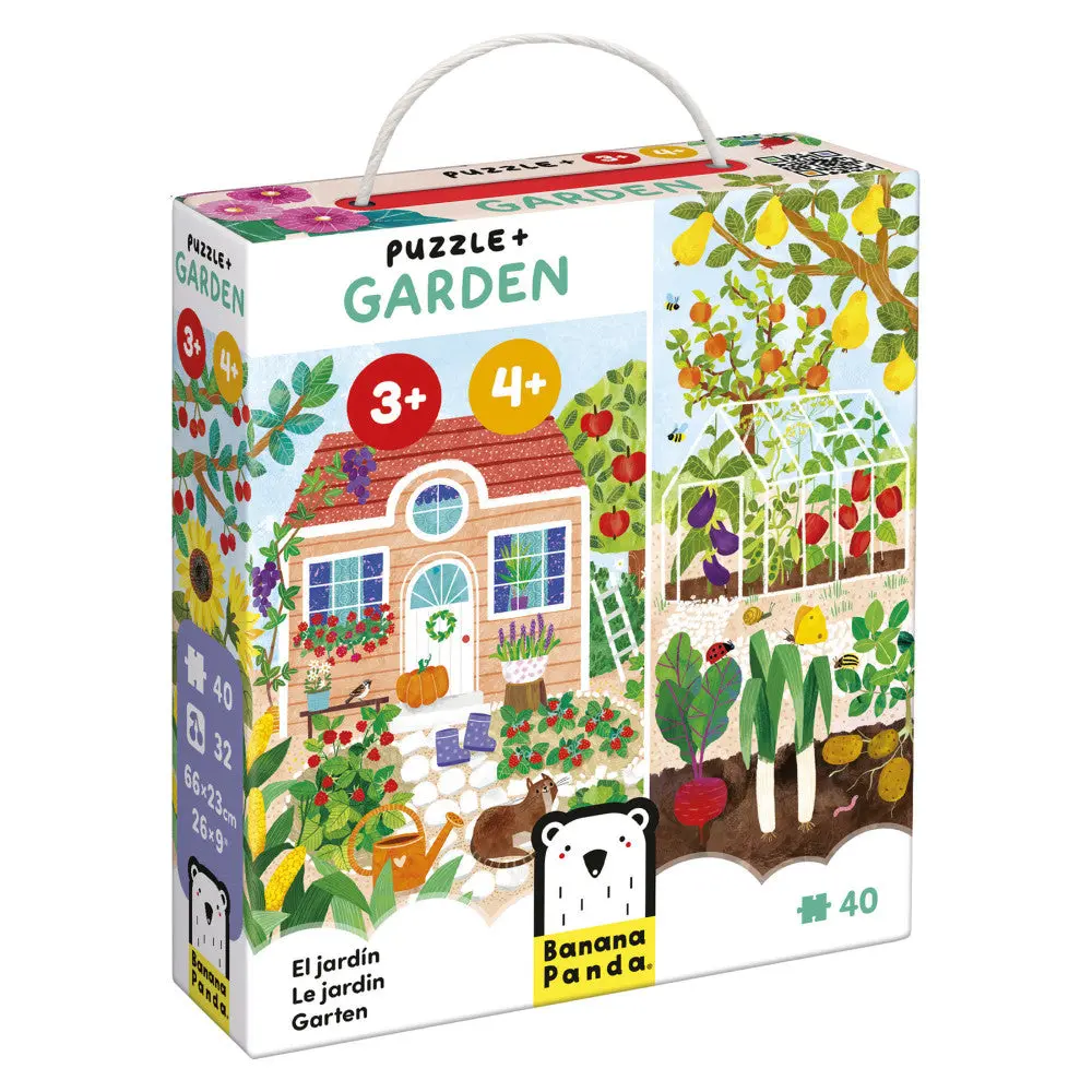 Banana Panda Garden Paradise 40 Pc Puzzle - Educational Set 1