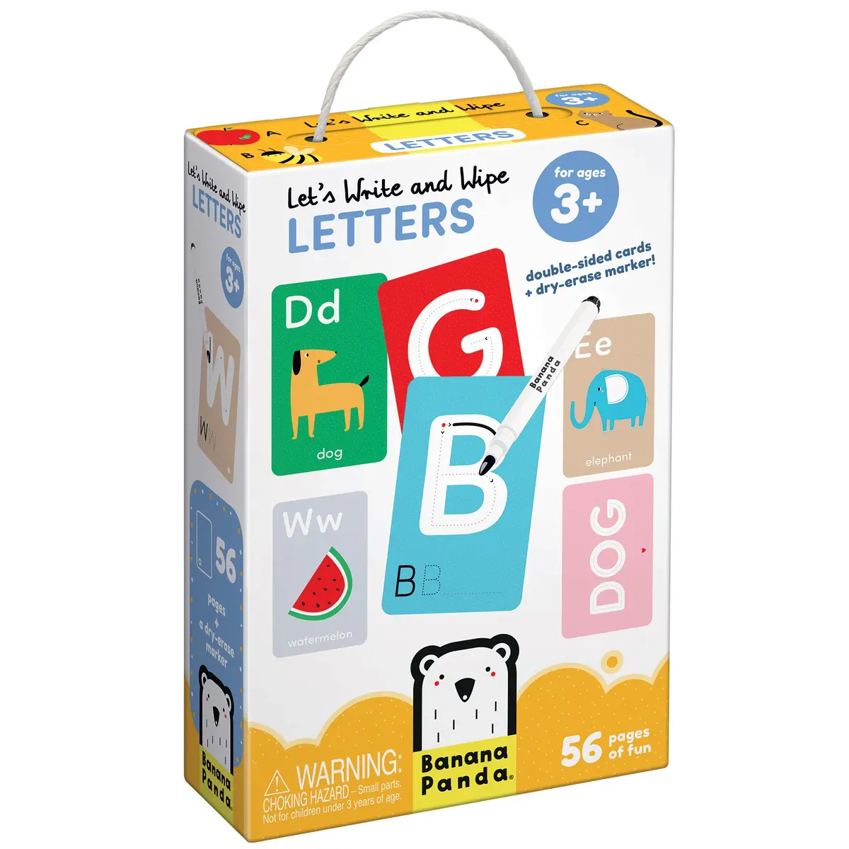 Banana Panda Let's Write And Wipe - Educational Letters Toy For Preschoolers 1