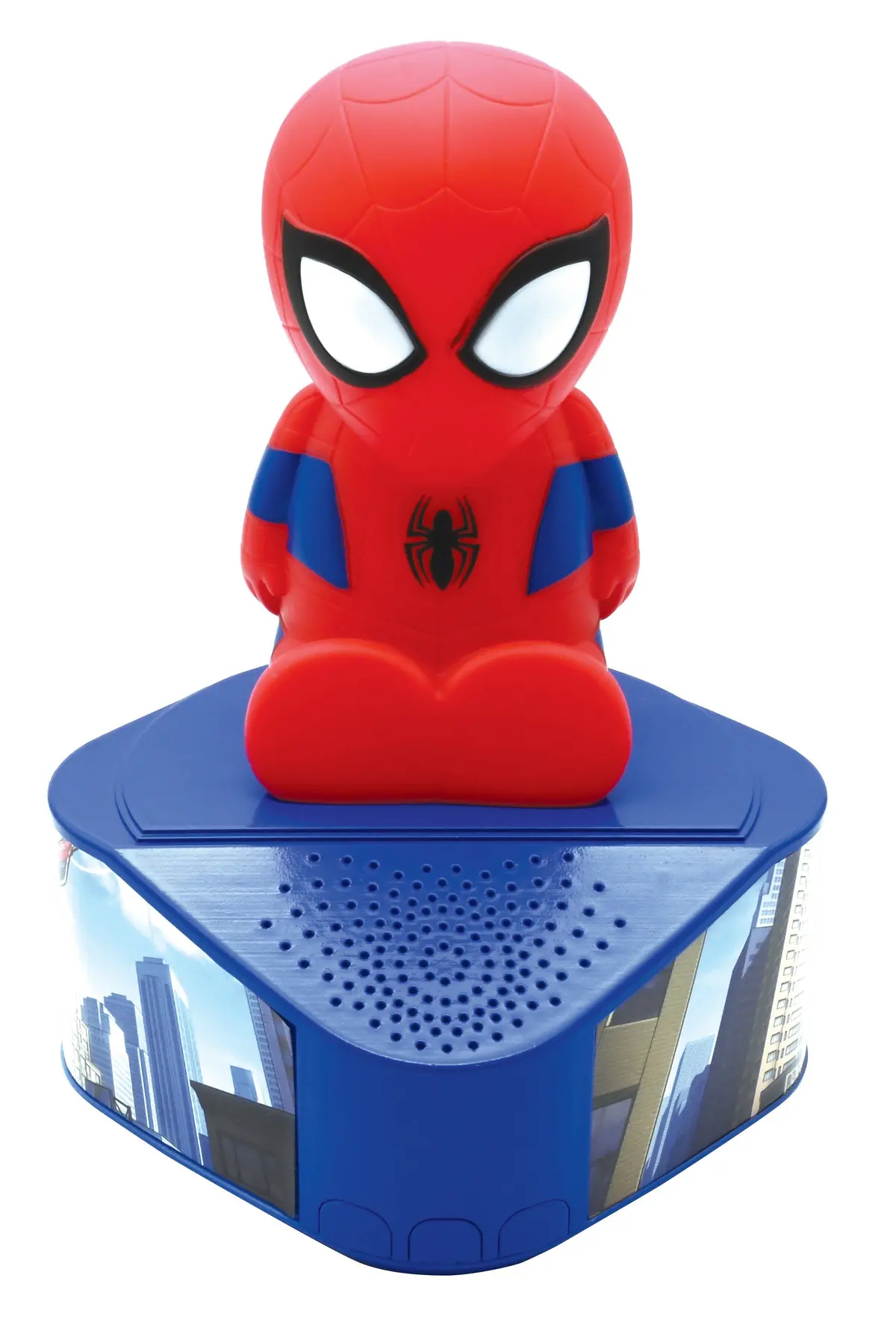 Marvel Spider-Man Illuminating Bluetooth Speaker - Light-Up Eyes - Red 1
