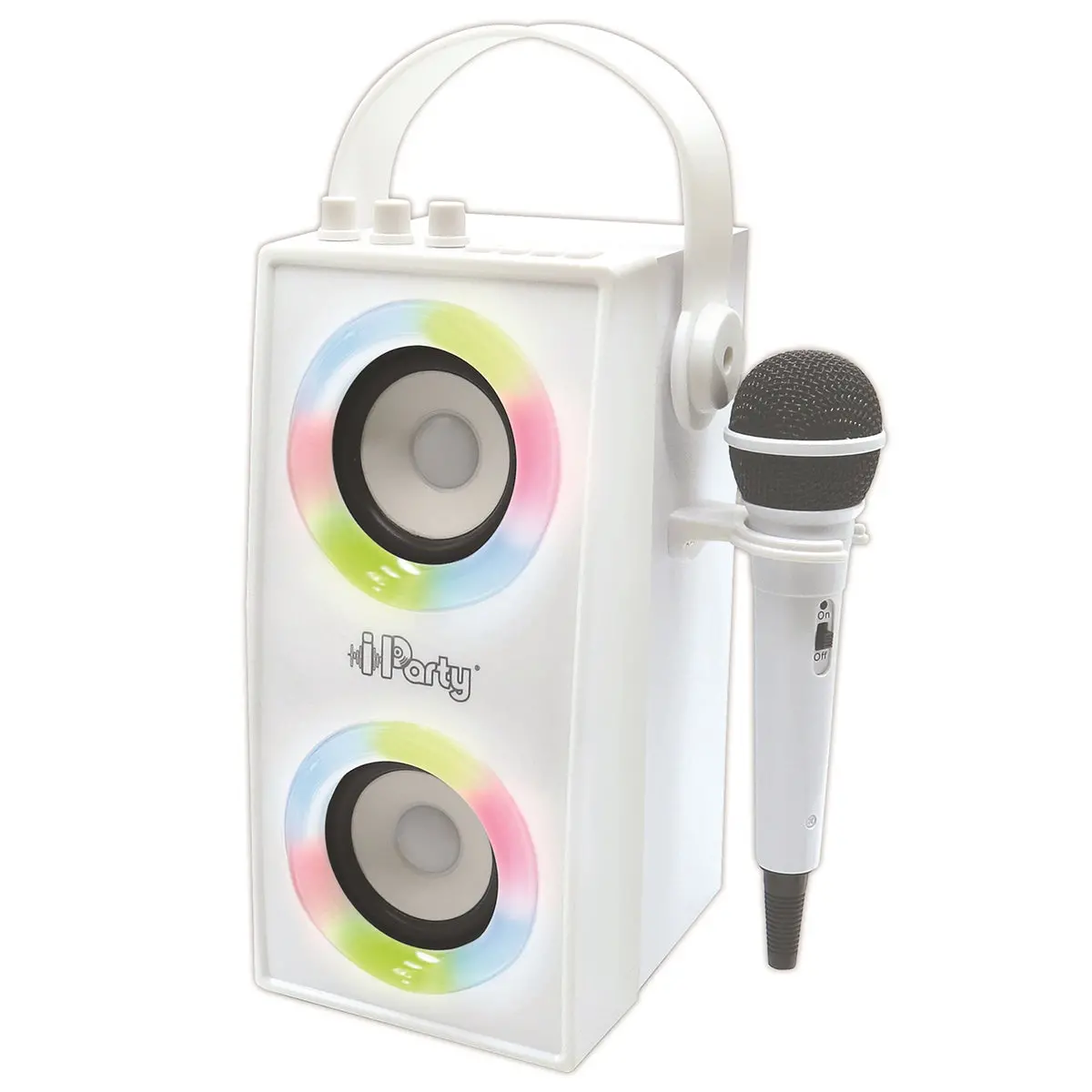 Lexibook Iparty® Trendy Portable Bluetooth® Speaker With Mic And Amazing Lights Effects 1