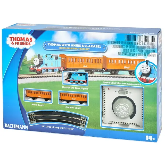 Bachmann Trains - Thomas With Annie And Clarabel N Scale Electric Train Set 1