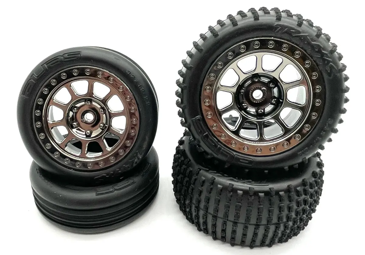 Bandit Vxl Pro Tires (Front Rear 2.2", Wheels) 2470A, 2471T 24076-74 1