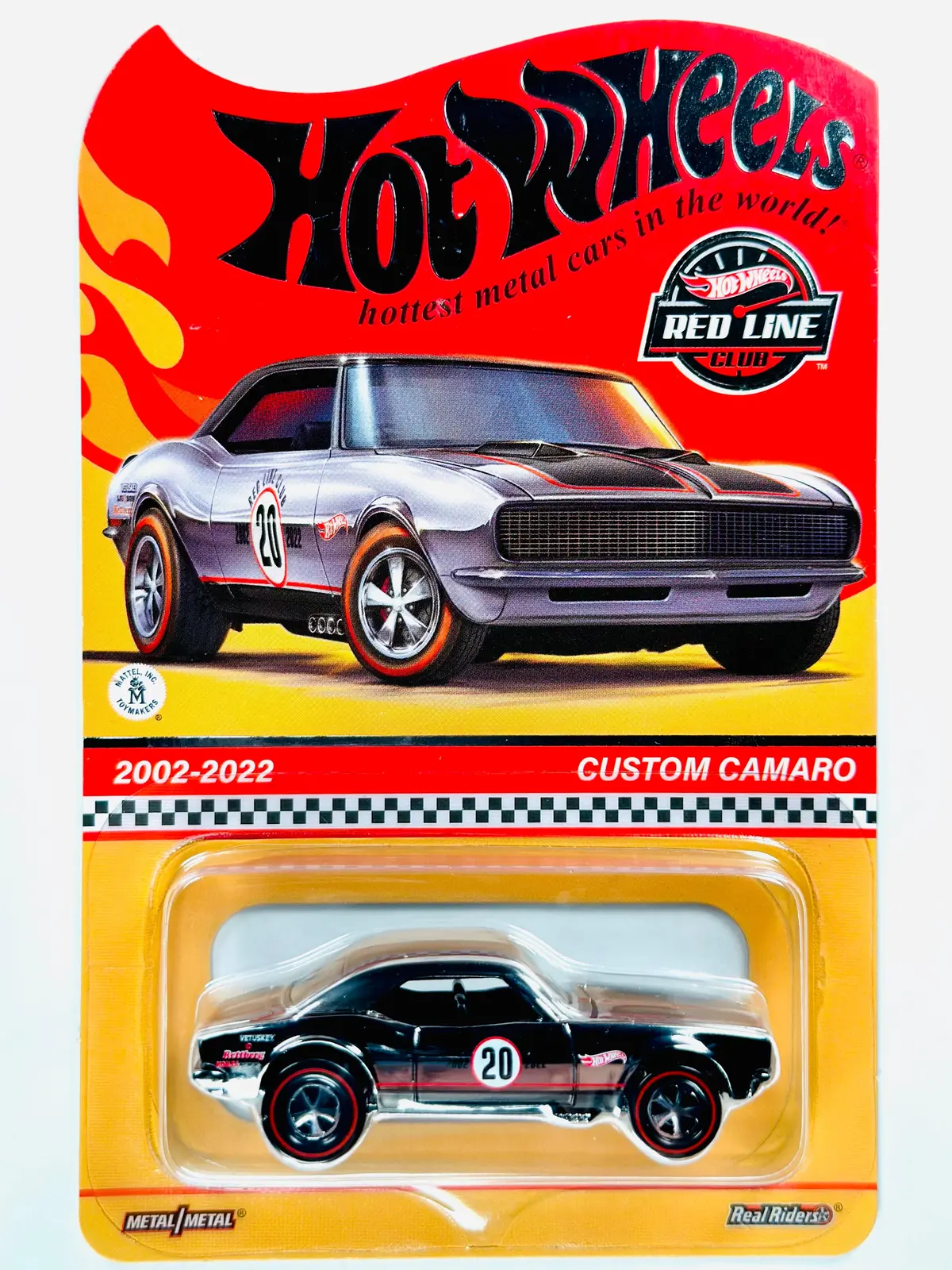 Hot Wheels 2022 Rlc Exclusive 2002-2022 Custom Chevy Camaro 1