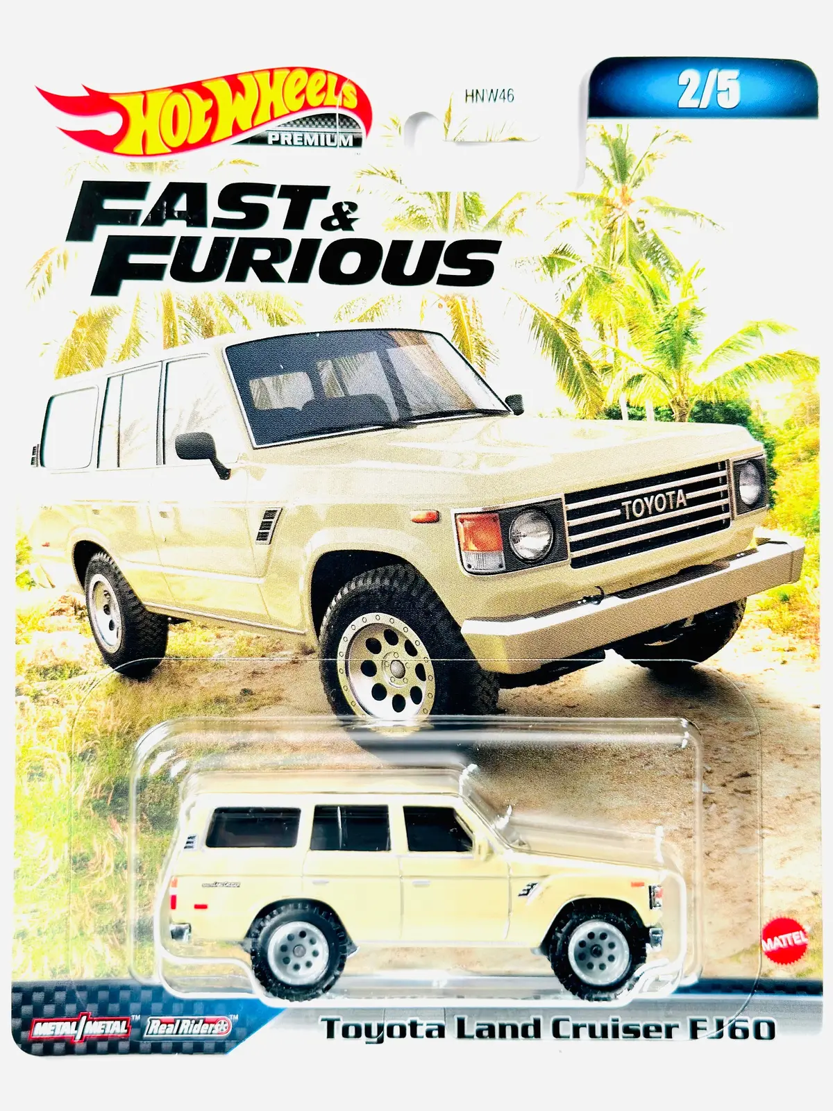 Hot Wheels 2023 Fast & Furious Case B Toyota Land Cruiser Fj60 - Damaged Card/Blister 1