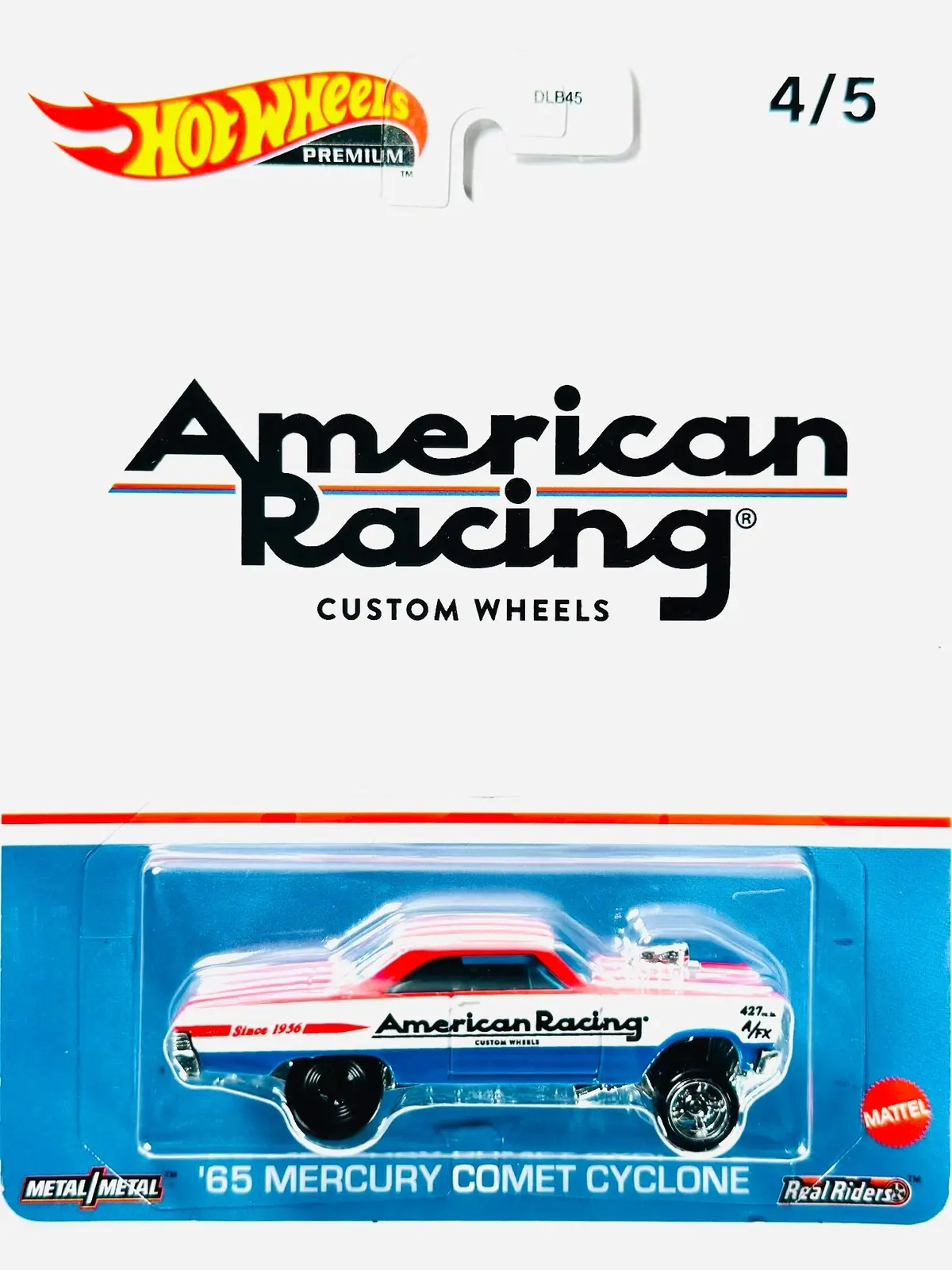 Hot Wheels 2023 Pop Culture Speed Graphics American Racing ’65 Mercury Comet Cyclone - Damaged Card/Blister 1