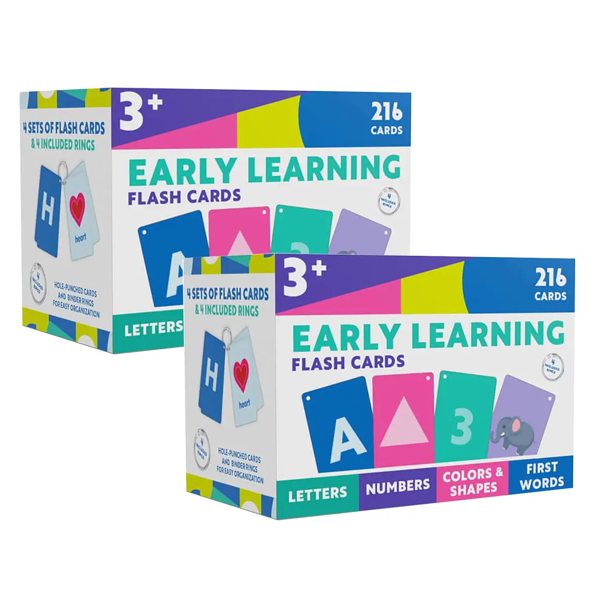 Carson Dellosa Early Learning Flash Cards - Education Bundle - Multicolor 1