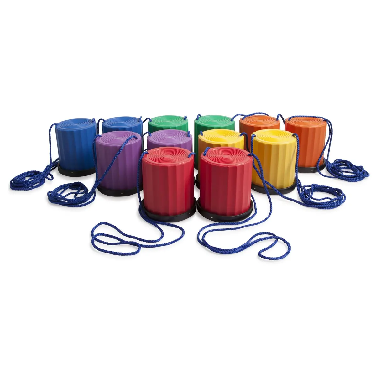 Champion Sports Rainbow Platform Stilts, Set Of 6 1