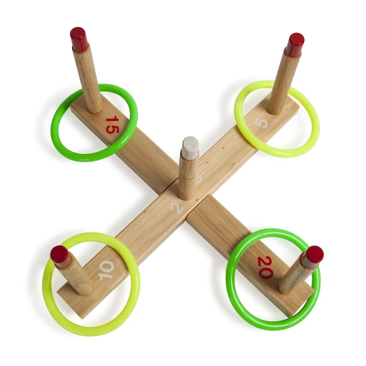 Champion Sports Classic Wooden Ring Toss Game Set 1