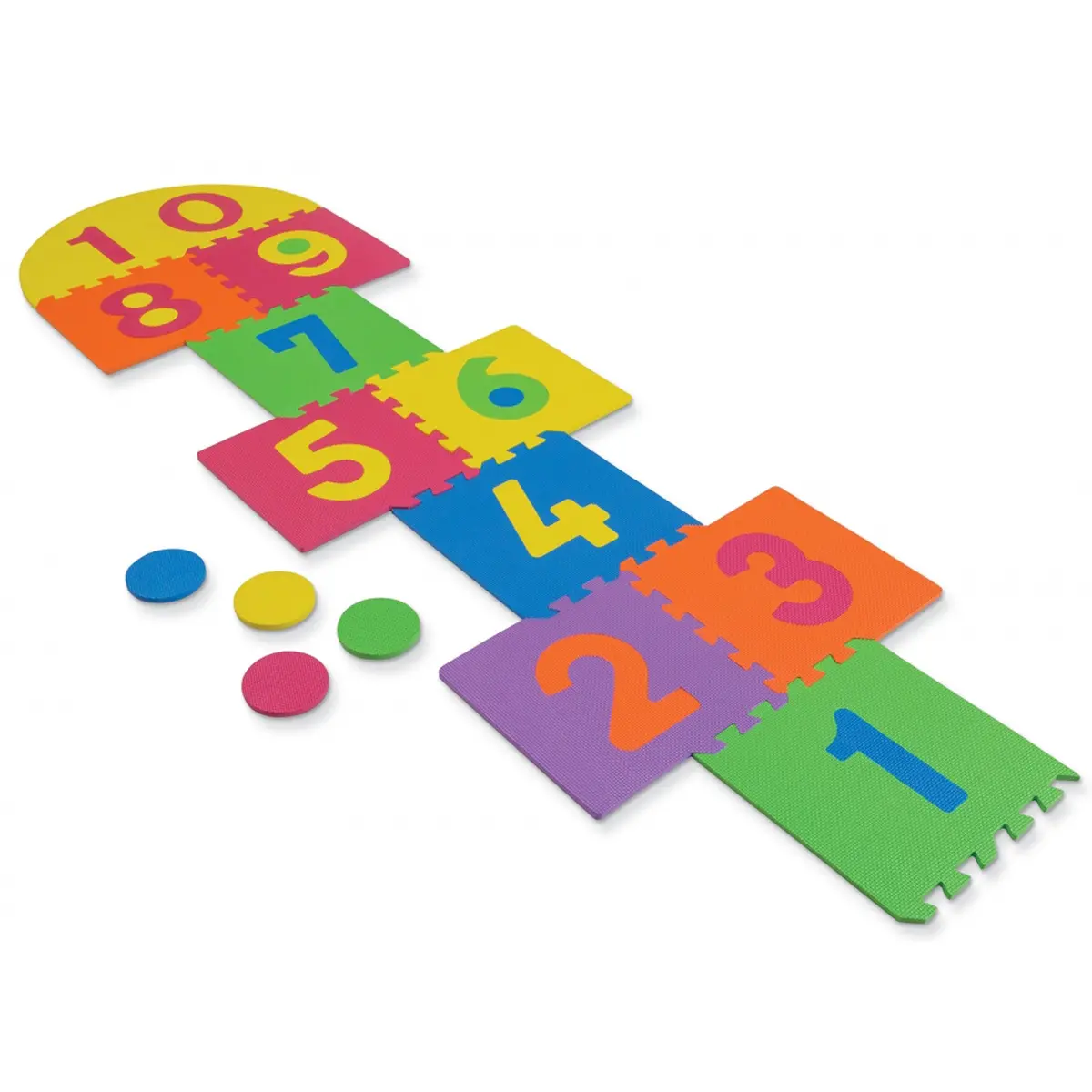 Wonderfoam Hopscotch Play Mat Adventure, 26 Bright Pieces 1