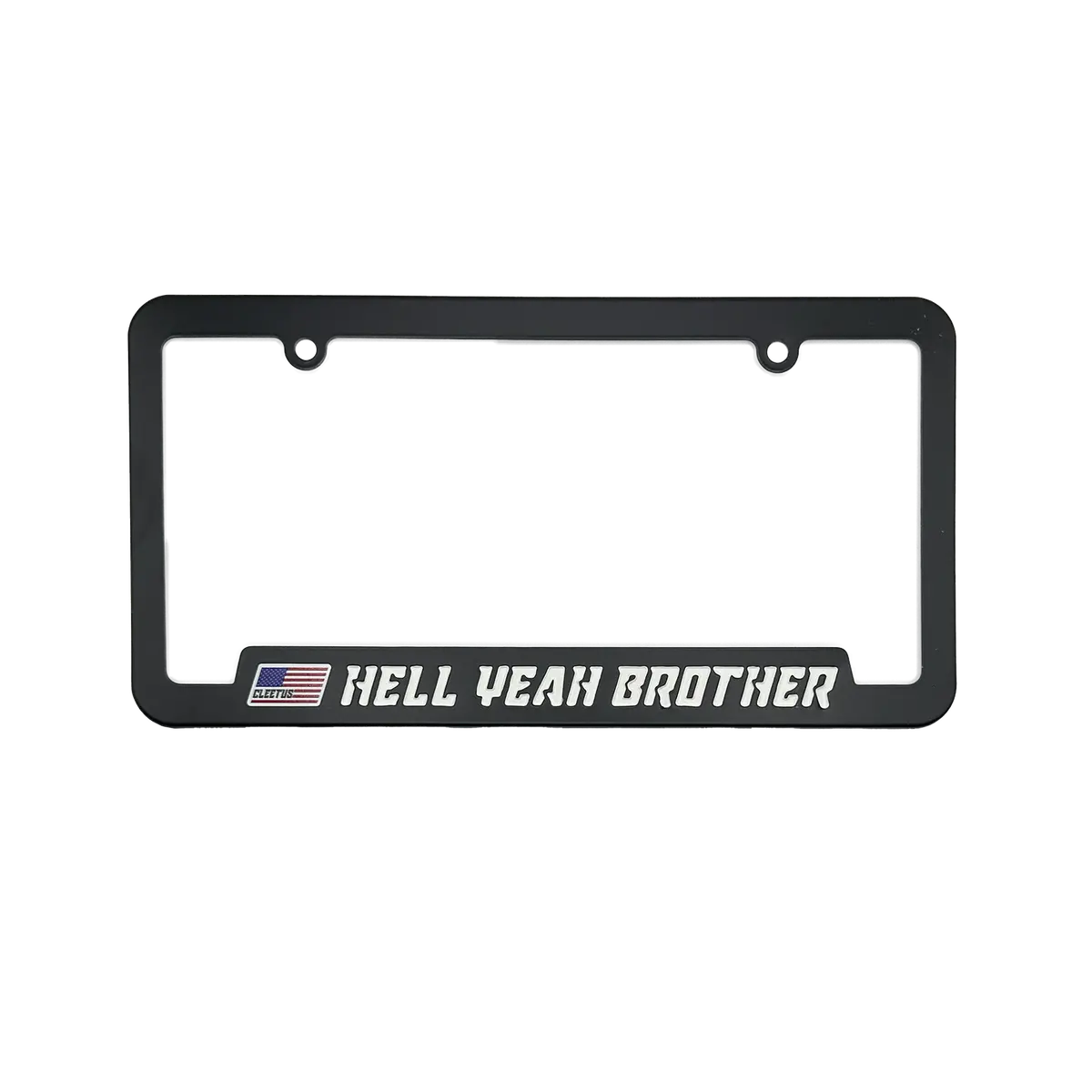 Cleetus License Plate Frame-Black 1