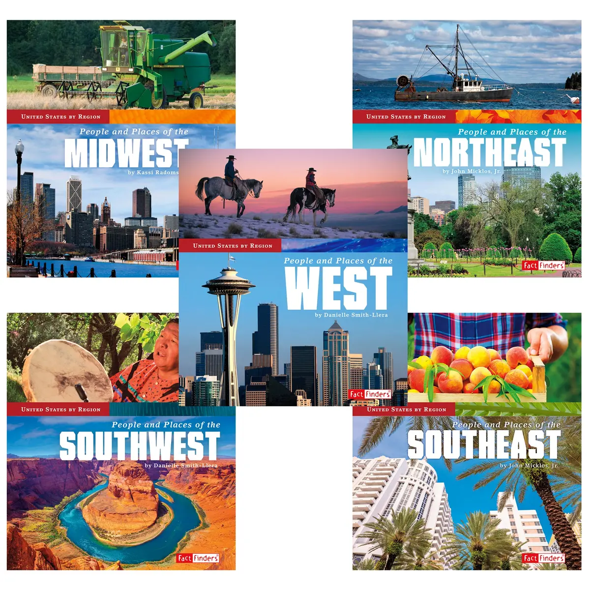 Fact Finders 5-Book Set: Explore U.S. Regions 1