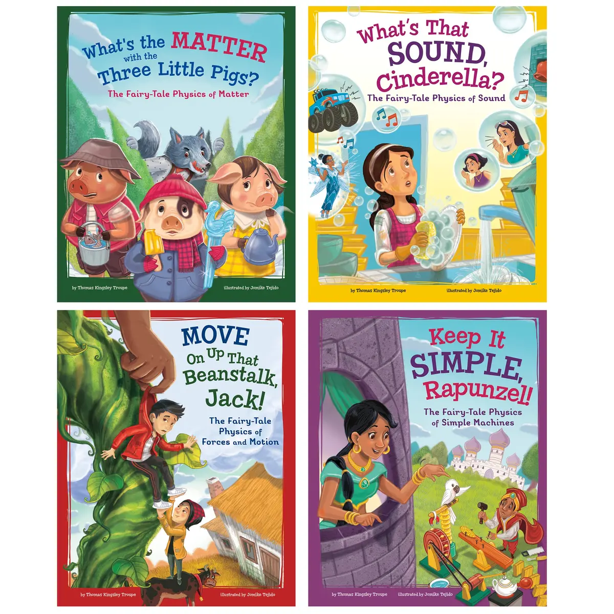 Capstone Publishing Stem-Twisted Fairy Tales 4 Book Set 1