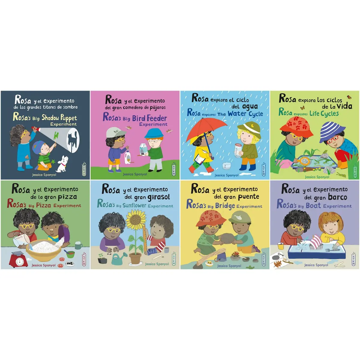 Child's Play Books Rosa's Workshop Bilingual Stem 8-Book Set 1