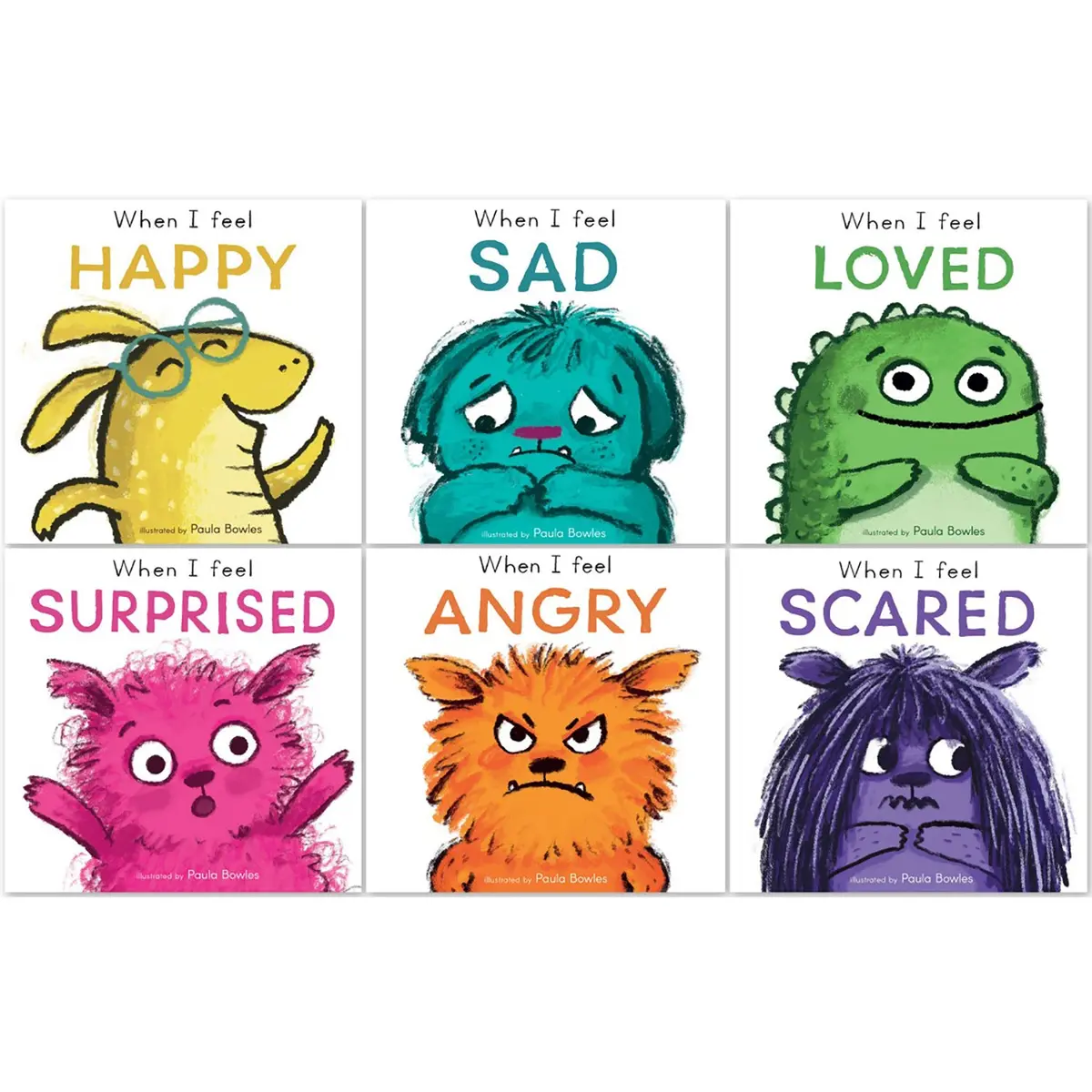 Child's Play Books First Feelings 6-Board Book Set 1