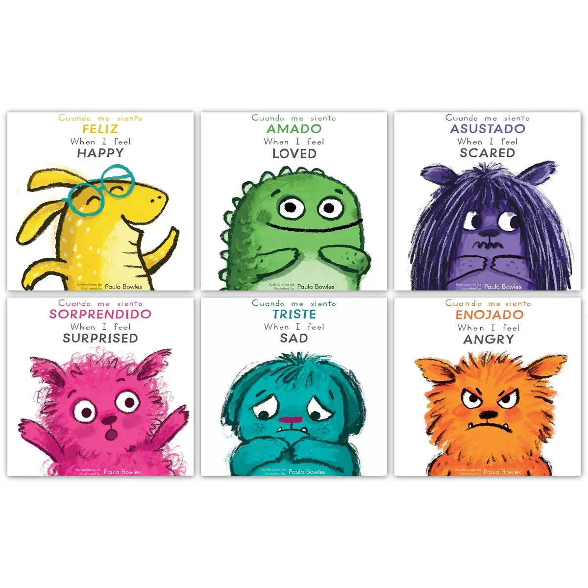 First Feelings: Bilingual Spanish & English 6-Book Set For Toddlers 1