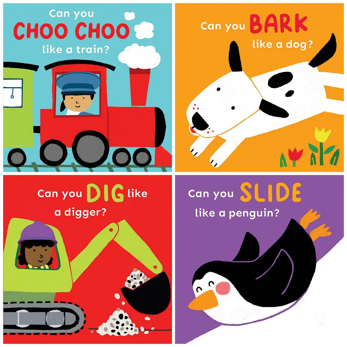 Child’S Play Books Copy Cats, 4-Board Book Set 1
