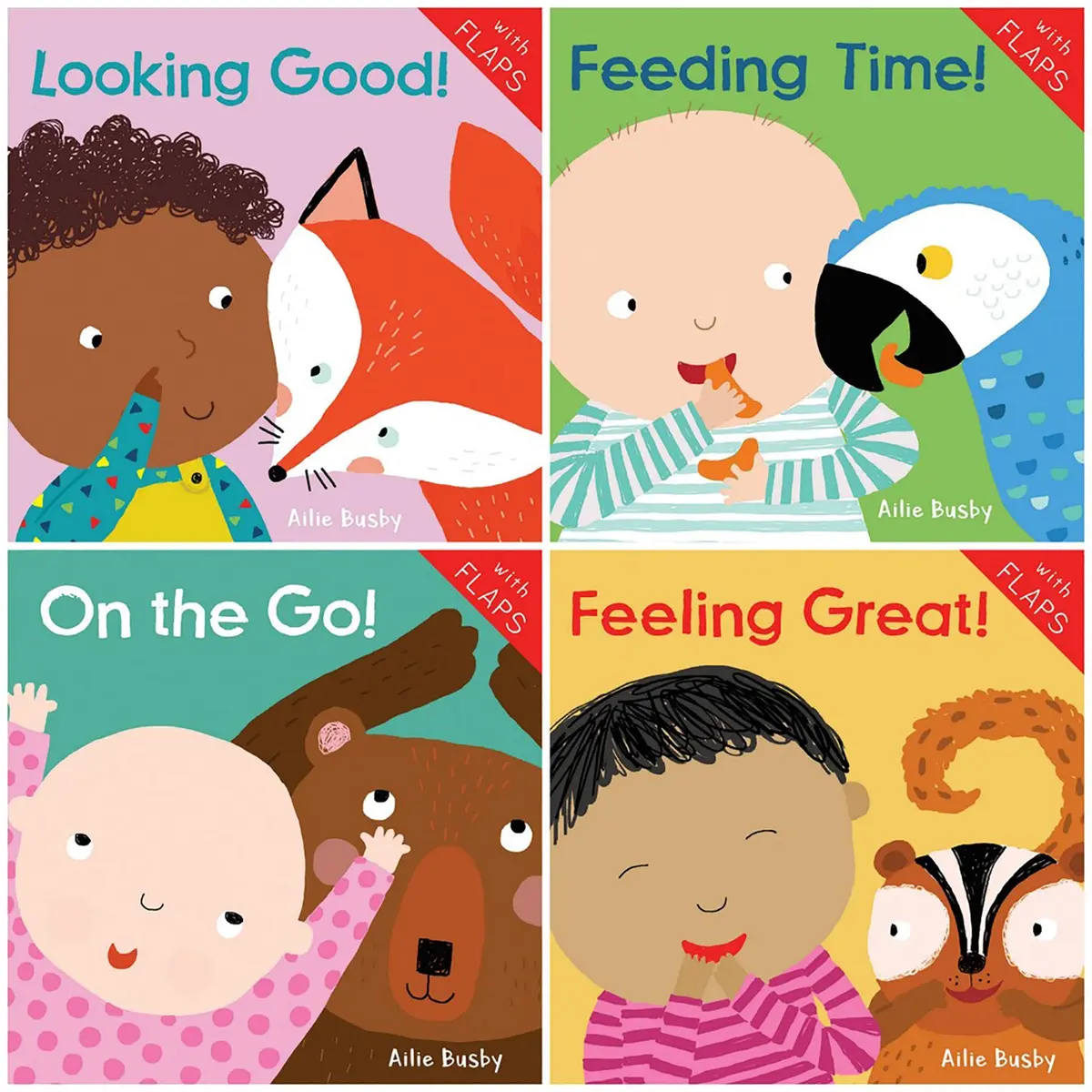 Just Like Me Emotions Explorer Board Book 4-Piece Set 1