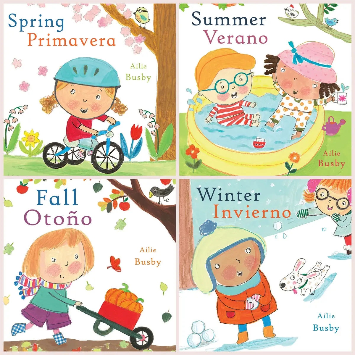 Seasons/Estaciones Bilingual English/Spanish Book Set - 4 Piece 1