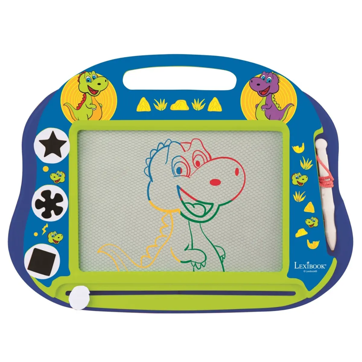 Lexibook Dinosaurs Magnetic Multicolor Drawing Board With Accessories A5 Format 1