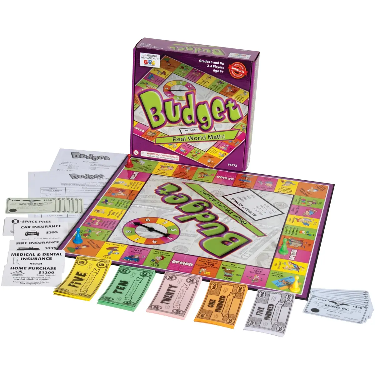 Learning Advantage Budget - Real-Life Economy Board Game 1