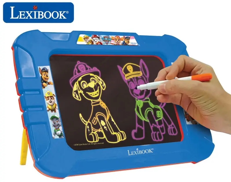Paw Patrol Neon Luminous Drawing Board With Light Effects And Templates 1