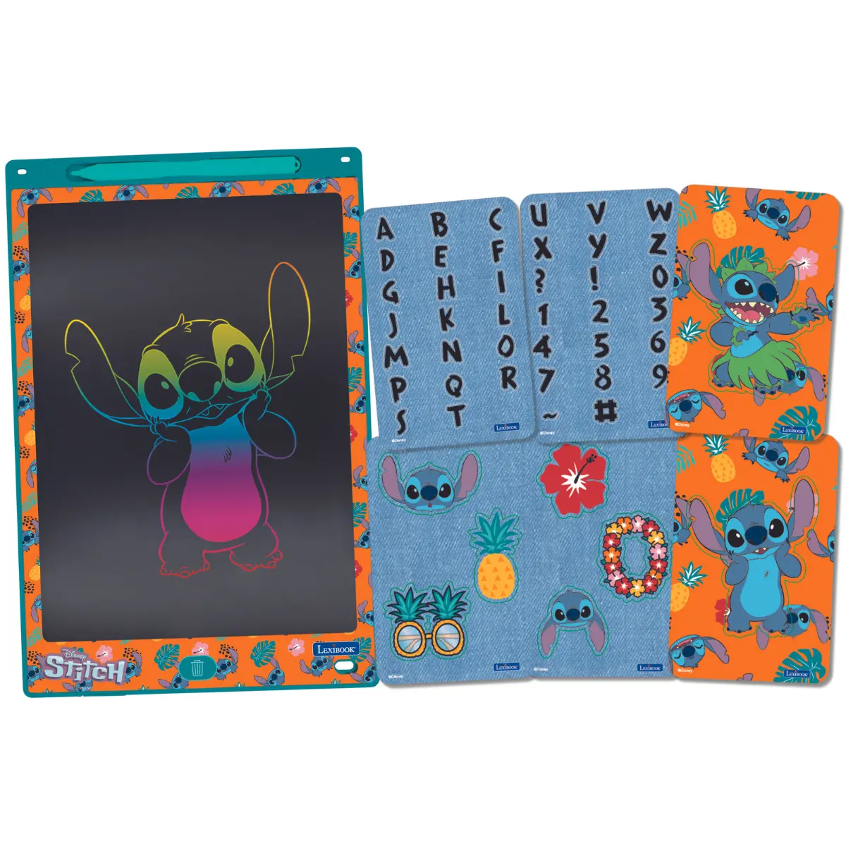 Stitch 11’’  Multicolor Learning Drawing E-Ink Tablet With Stencils 1