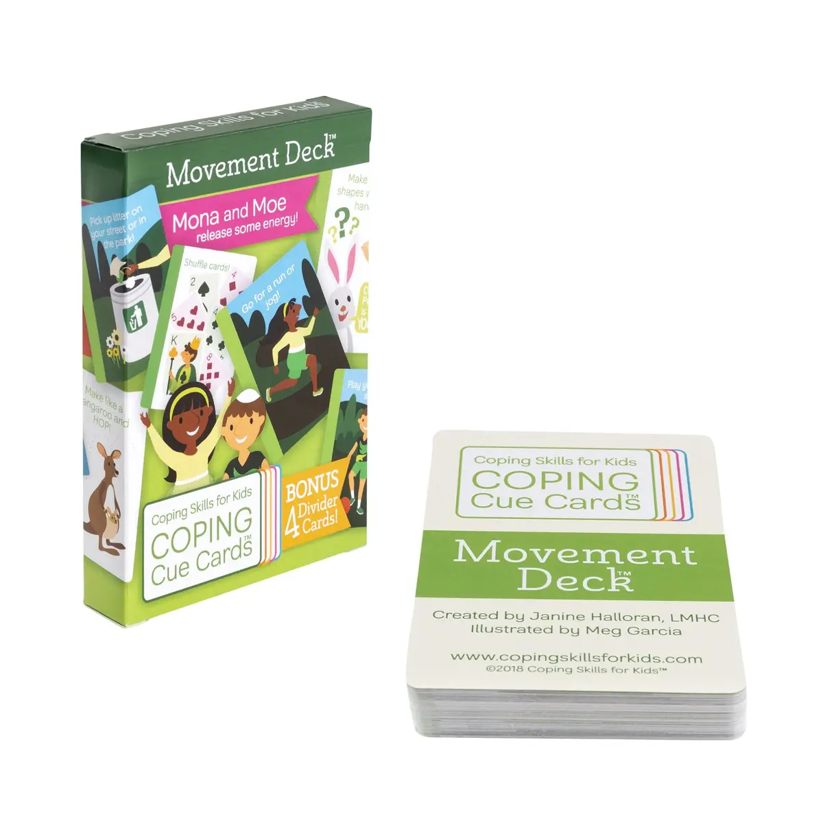 Coping Skills For Kids™ Coping Cue Cards™ Movement Deck 1