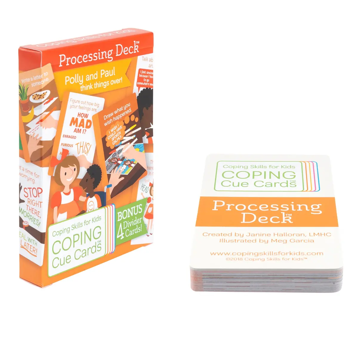 Coping Skills For Kids™ Coping Cue Cards™ Processing Deck 1