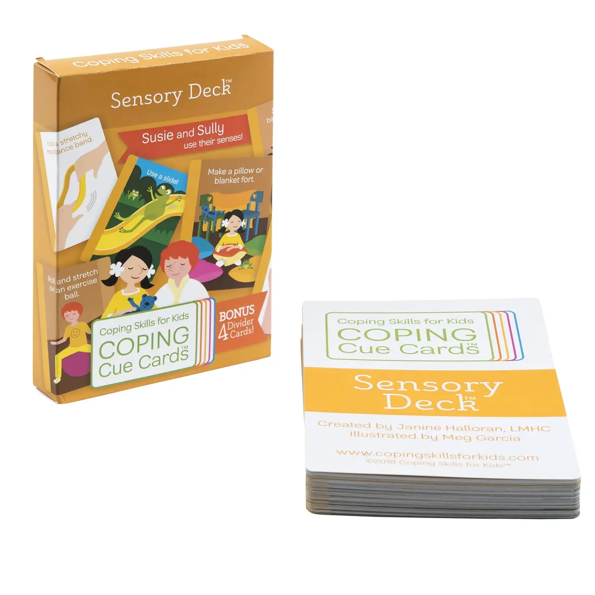 Coping Skills For Kids Coping Cue Cards Sensory Deck 1