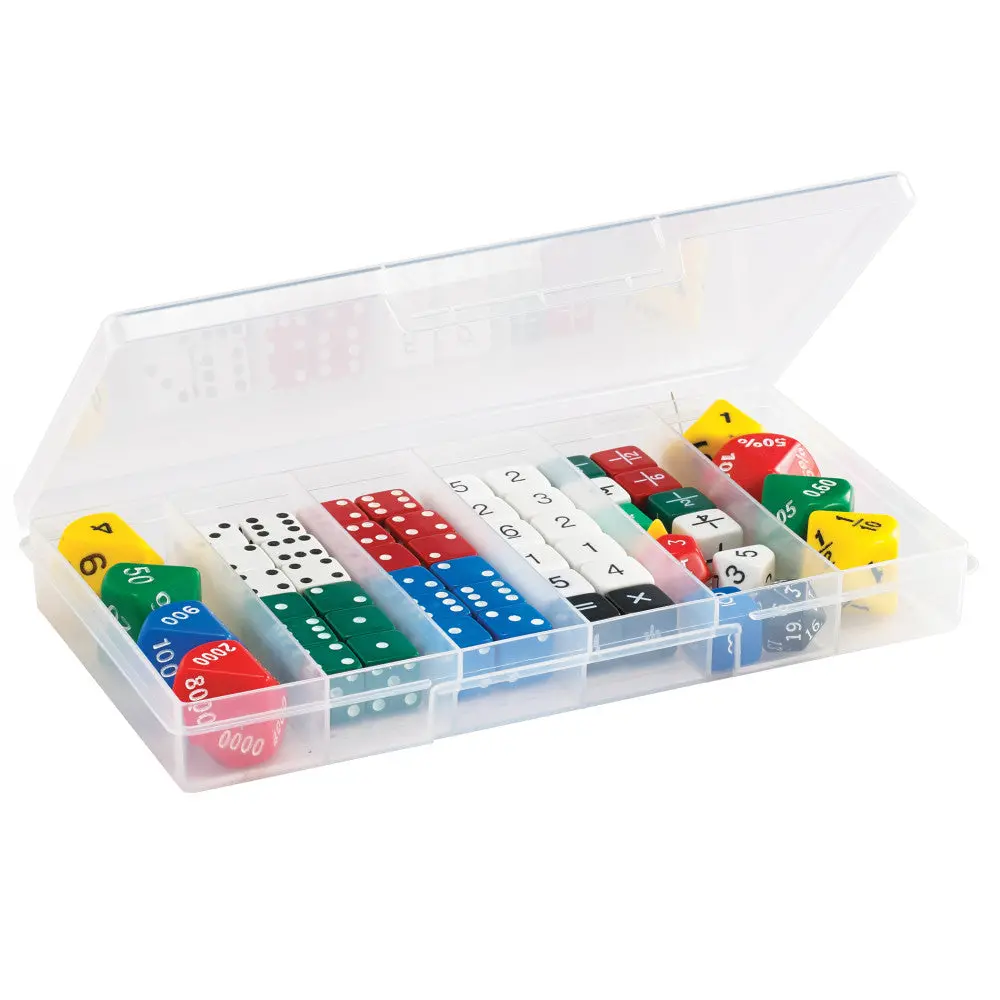 Edxeducation Engaging Classroom Dice Set - Multifunctional Math Learning Aid 1