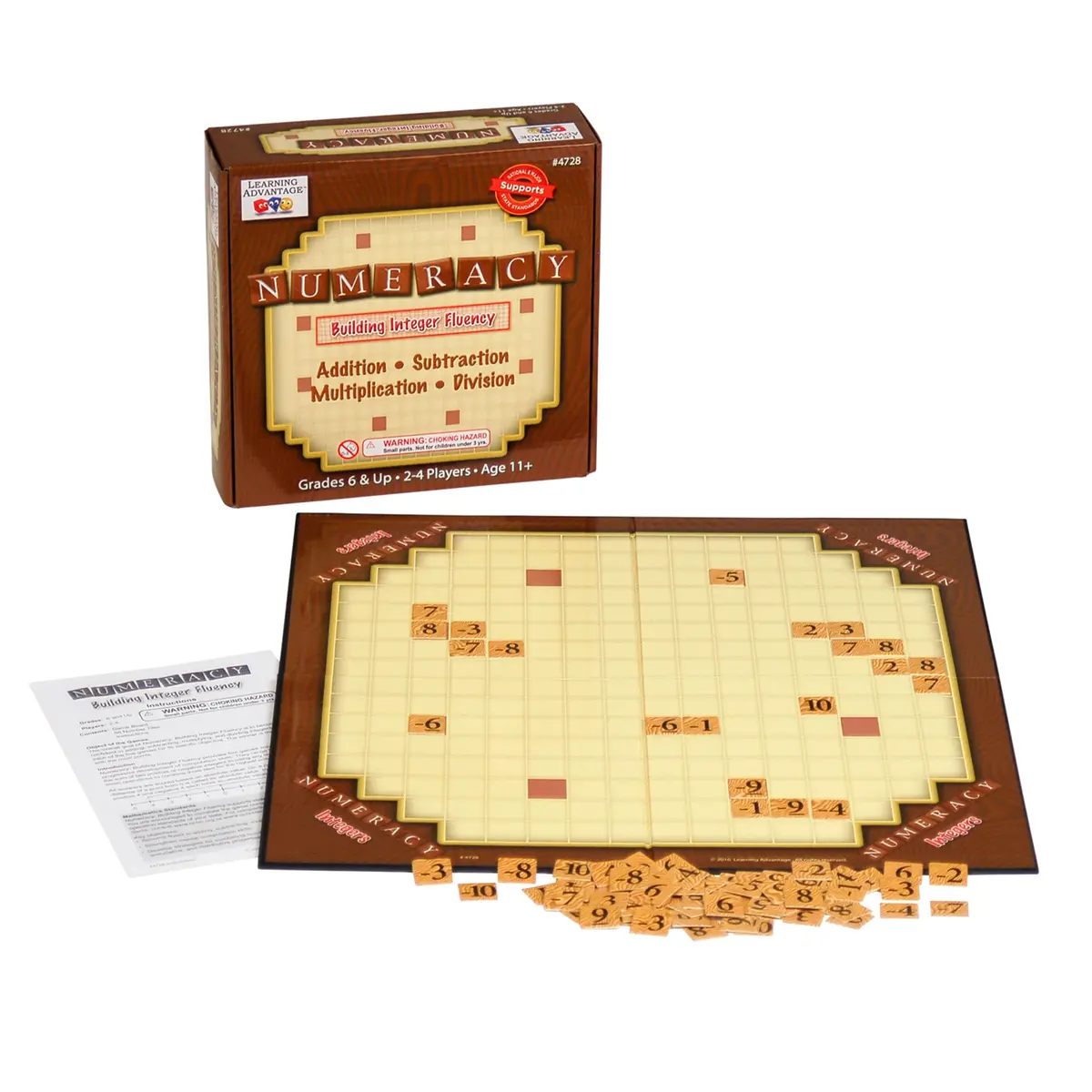 Learning Advantage Numeracy Game - Integer Fluency Builder 1