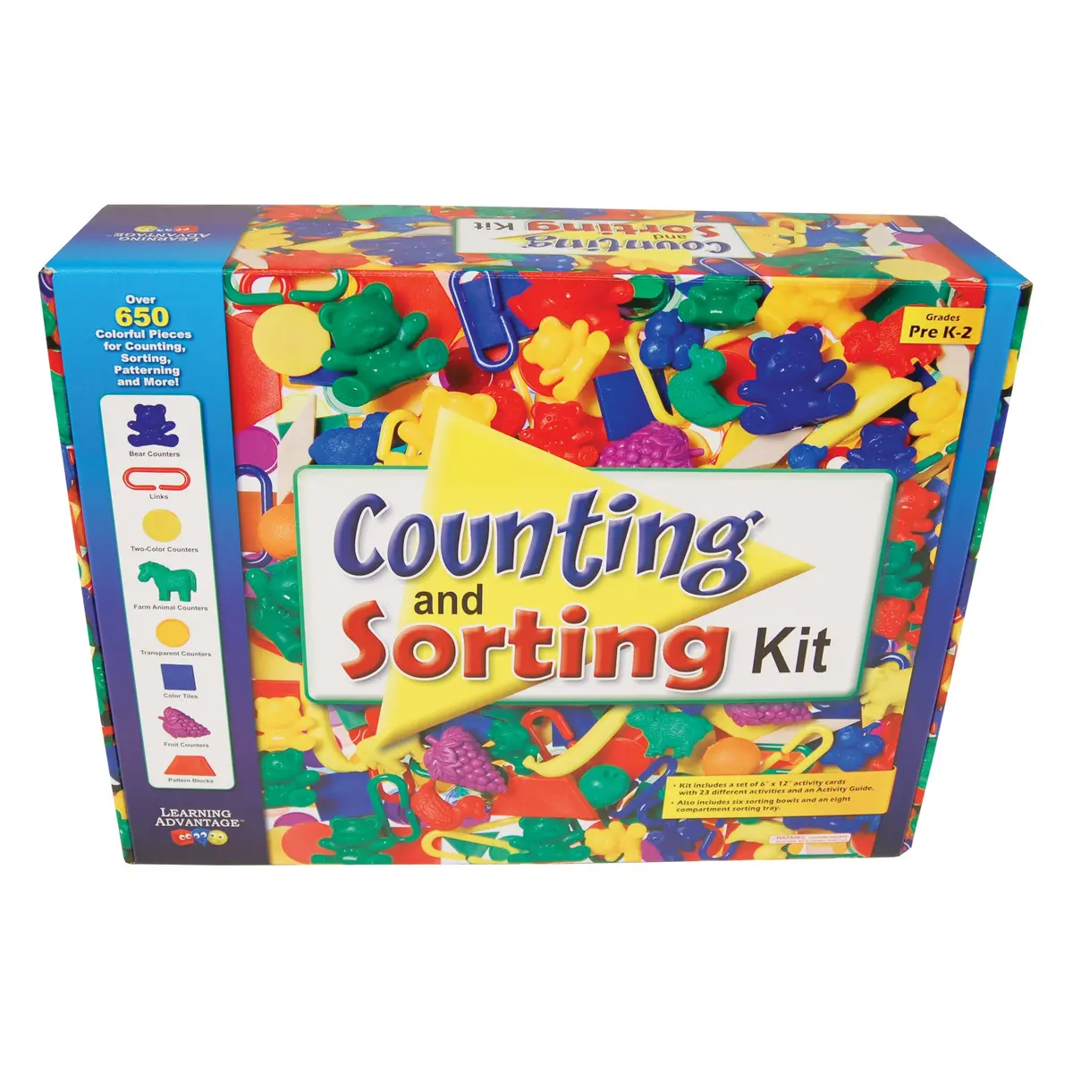 Learning Advantage Counting & Sorting Kit - Multicolor Mastery 1